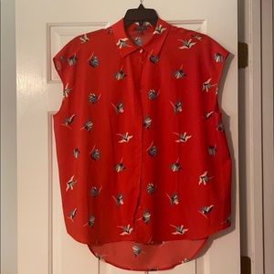 Women’s dress blouse sleeveless- never worn